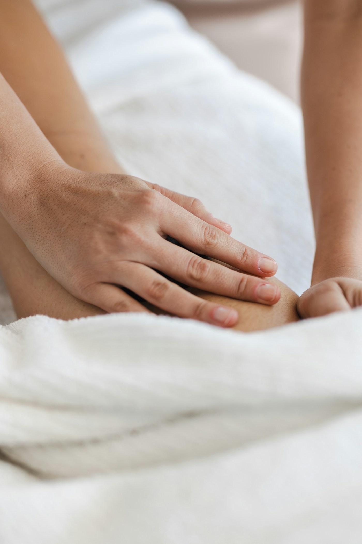 Drainage lymphatique de la jambe